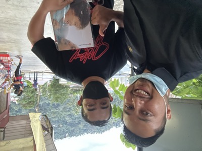 Muhammad with Adi Azuan